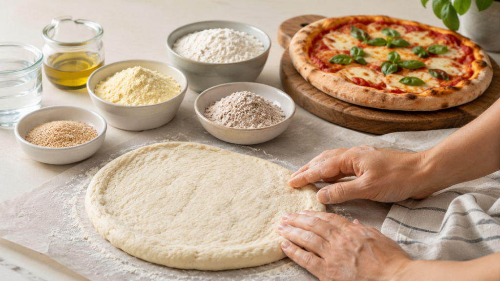 Farina per pizza senza glutine