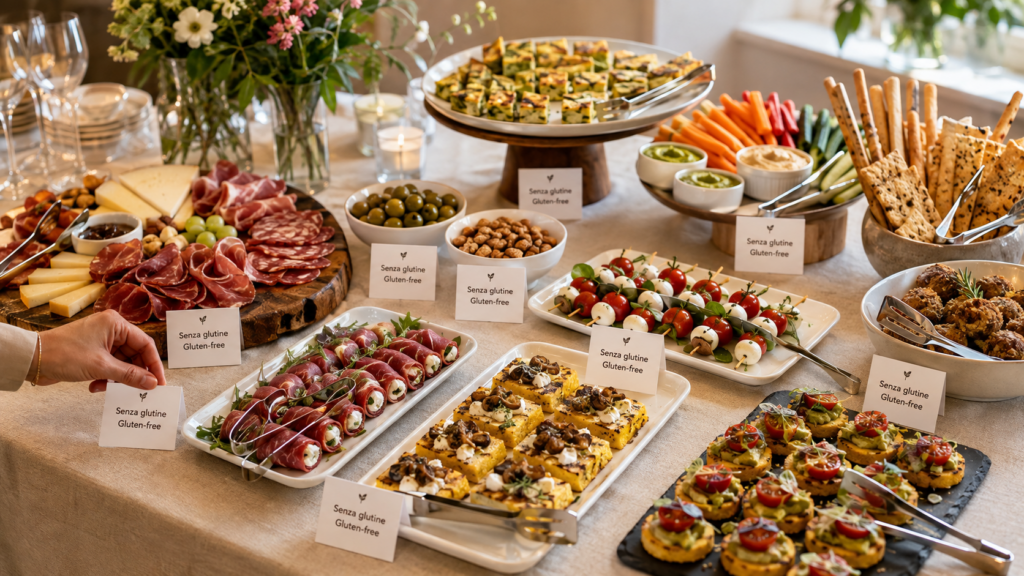 Snack e aperitivi senza glutine
